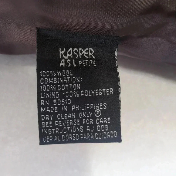 Kasper Brown Wool Blazer - Picture 7 of 9